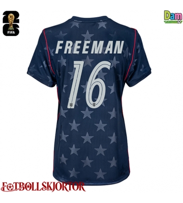 Förenta stater Alex Freeman #16 Bortatröja Dam VM 2026 Kortärmad